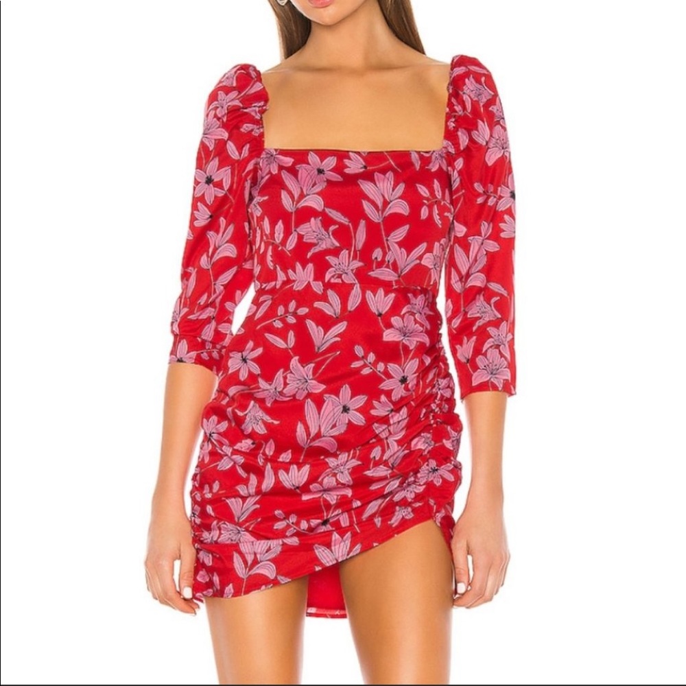 Great red dress — fun and flirty, only worn once — excellent condition